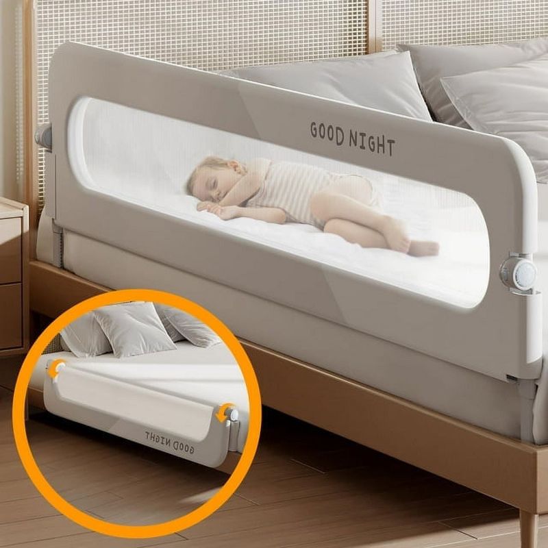 Photo 1 of 


Reduced price
Foinwer
58in Baby Safety Rails Height Adjustable Bed Guardrail for Toddlers Single Piece