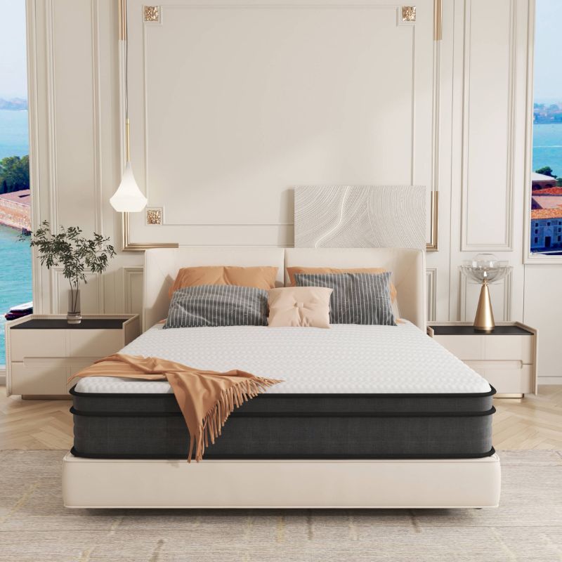 Photo 1 of ***STYLE MAY VARY STOCK PHOTO FOR REFERENCE ONLY*** Queen Mattress, Memory Foam Mattress Queen Size