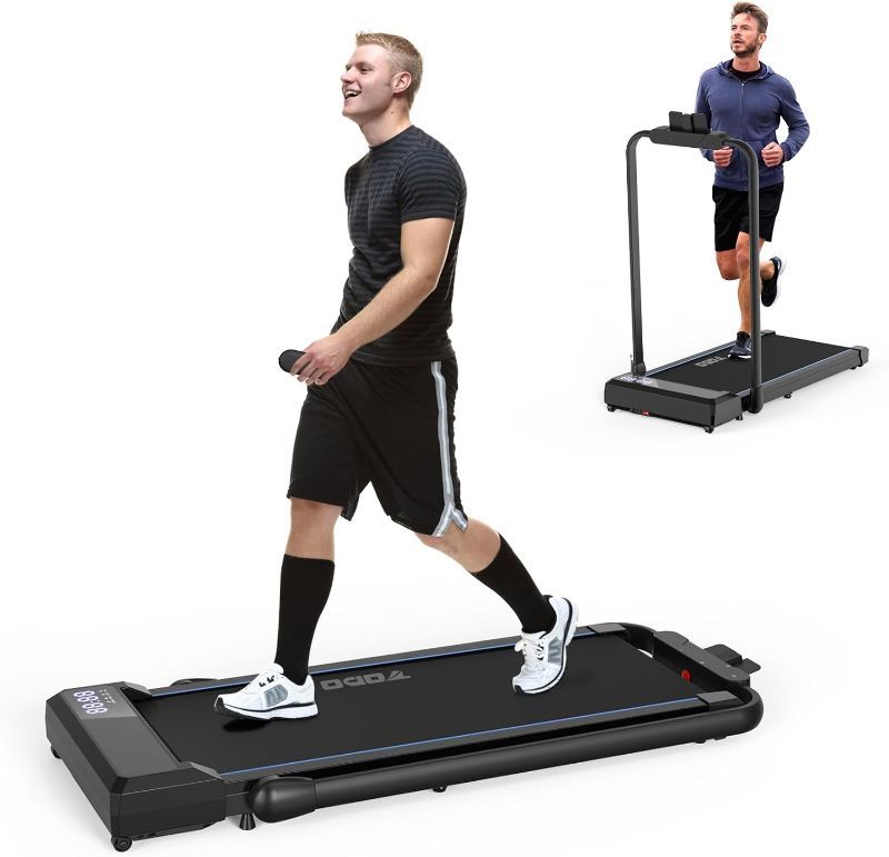 Photo 1 of ***STOCK PHOTO FOR REFERENCE ONLY STYLE MAY VARY*** Treadmill WALKING PADTreadmill Walking Jogging Running Machine for Home Office Black