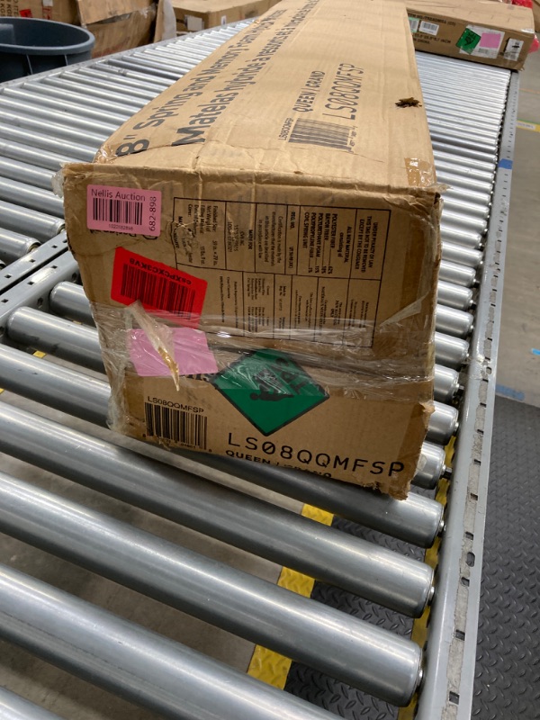 Photo 1 of Linenspa 8 Inch Memory Foam and Spring Hybrid Mattress - Medium Firm Feel - Bed in a Box - Quality Comfort and Adaptive Support - Breathable - Cooling - Guest and Kids Bedroom - Queen Size Queen 8 Inch Mattress Only