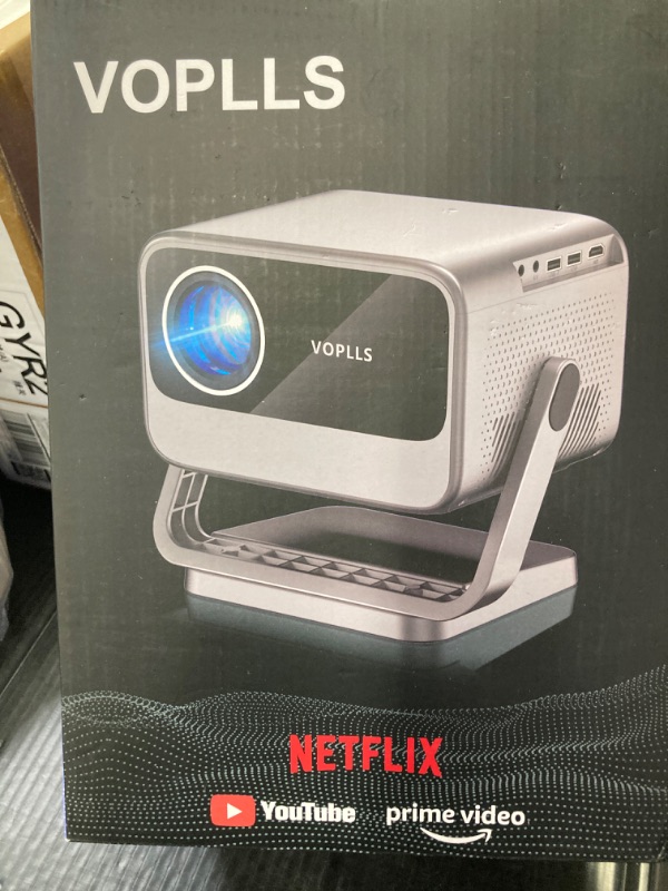 Photo 2 of [Netflix Officially and AI Auto Focus] VOPLLS 4K Projector with WiFi and Bluetooth