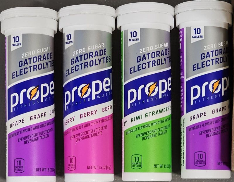 Photo 1 of (( EXPO 10/20/24 )) 
Propel Zero Sugar Electrolyte Tablets 4 Flavor Variety Pack - 40 Ct 10/24 &4/25
