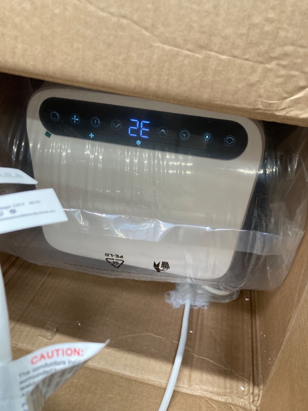 Photo 1 of 12,000 BTU Portable Air Conditioner Cools Up to 500 Sq.Ft, 3-IN-1 Energy Efficient Portable AC Unit with Remote Control & Installation Kits for Large Room, Campervan, Office, Temporary Space