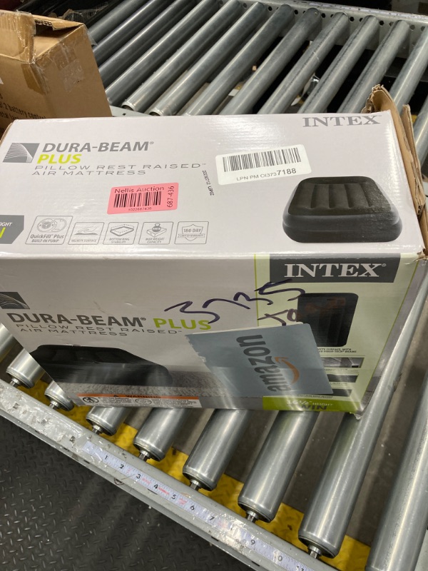 Photo 1 of Intex Dura-Beam Pillow Rest Raised Queen Airbed with Built-in Pump1022687436
