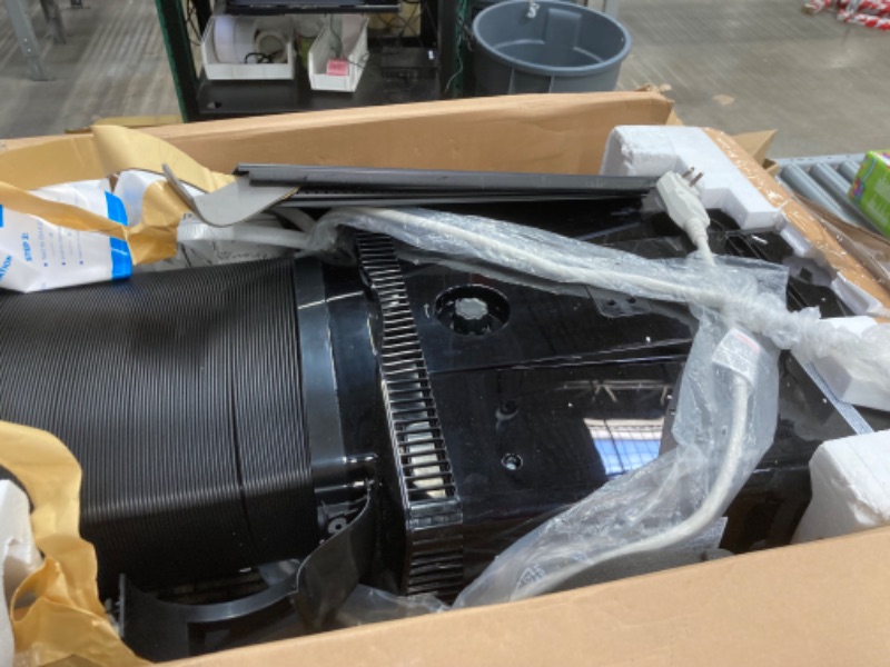 Photo 1 of Midea Duo 14,000 BTU (12,000 BTU SACC) High Efficiency Inverter, Ultra Quiet Portable Air Conditioner, Cools up to 550 Sq. Ft., Works with Alexa/Google Assistant, Includes Remote Control & Window Kit Black 14,000 BTU