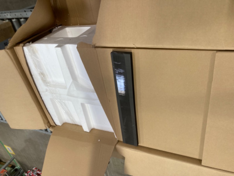 Photo 1 of 36" Single Bathroom Vanity Top With White Basin, 3-Faucet Holes, Ceramic, White Rectangular Center Undermount Modern Size WF283481AAK