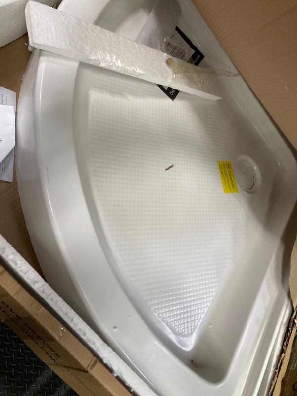 Photo 2 of  Well Made Forever SM-SB536 Voltaire Shower Base, 32 x 32, White