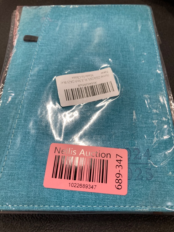 Photo 1 of Planner 2024-2025, Weekly Monthly Planner from Jul 2024 - Dec 2025 [18 Month Planner], Thick Paper + Pen Loop + Pocket + Monthly Tabs, 8.26inch x 5.7inch (24-25 Blue)