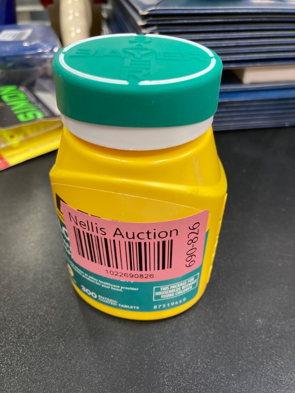 Photo 2 of Bayer Aspirin Low Dose 81 mg, Enteric Coated Tablets, Doctor Recommended, Secondary Prevention of Cardiovascular Disease, 300 Safety Coated Tablets
