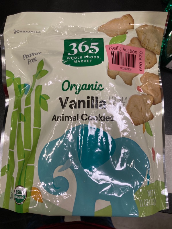 Photo 3 of 365 by Whole Foods Market, Organic Vanilla Animal Cookie, 11 Ounce 11 Ounce (Pack of 3)