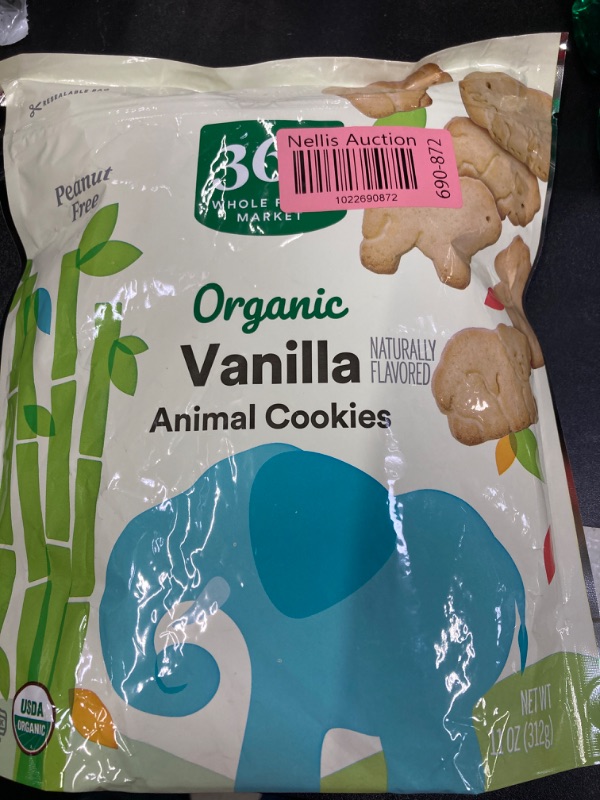 Photo 3 of 365 by Whole Foods Market, Organic Vanilla Animal Cookie, 11 Ounce 11 Ounce (Pack of 3)