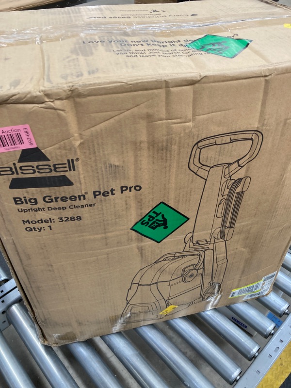 Photo 2 of BISSELL Big PET PRO Carpet Cleaner, 3288, Extra Large, Black/Green