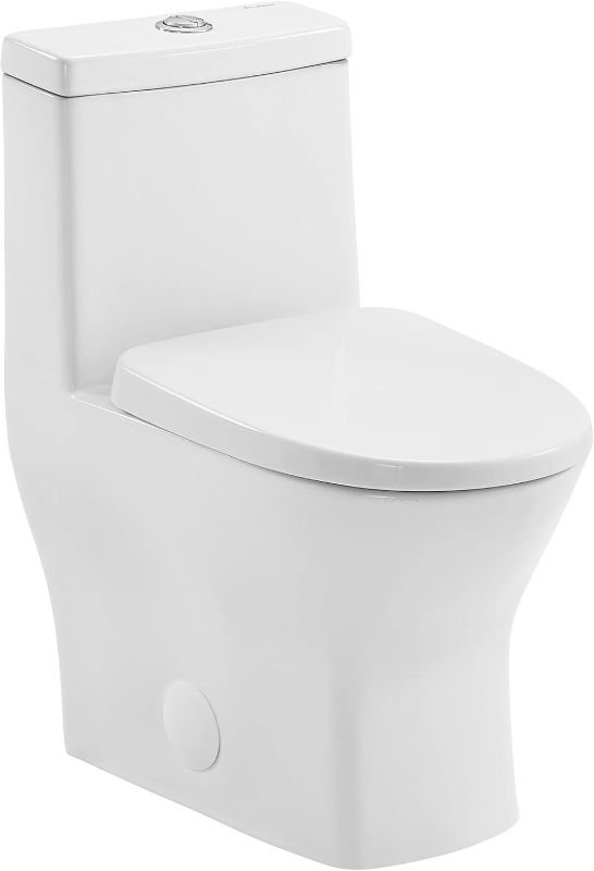 Photo 1 of Swiss Madison Well Made Forever SM-1T277, Sublime II One-Piece Round Toilet, 10" Rough-In 1.1/1.6 gpf