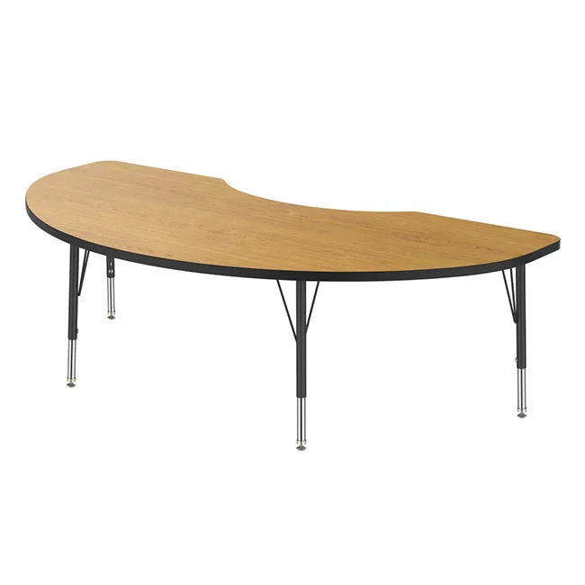 Photo 1 of Flash Furniture Glenbrook 24'' x 42'' curved Table Top with Natural or Walnut Reversible Laminate Top
