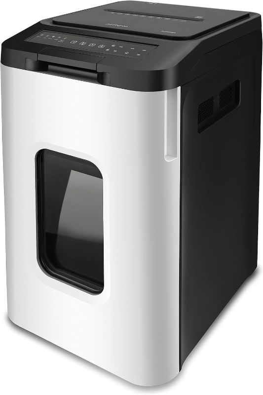 Photo 1 of Aurora Commercial Grade 400-Sheet Auto Feed High-Security Micro-Cut Paper Shredder/ 240 Minutes/Security Level P-5
