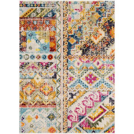 Photo 1 of MRC2300-5373 5 Ft. 3 in. X 7 Ft. 3 in. Morocco Modern Rectangle Area Rug - Multicolor