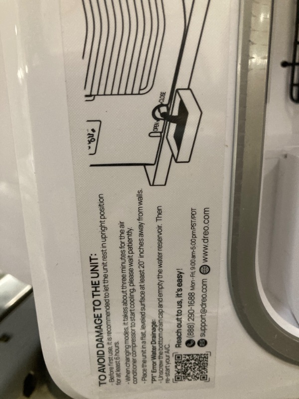 Photo 2 of Dreo Portable Air Conditioners, 12,000 BTU AC Unit for Bedroom with Drainage-free Cooling, 46dB Quiet, APP/Voice/Remote, 24h Timer with Fan & Dehumidifier, Smart Air Conditioner for Room Indoors