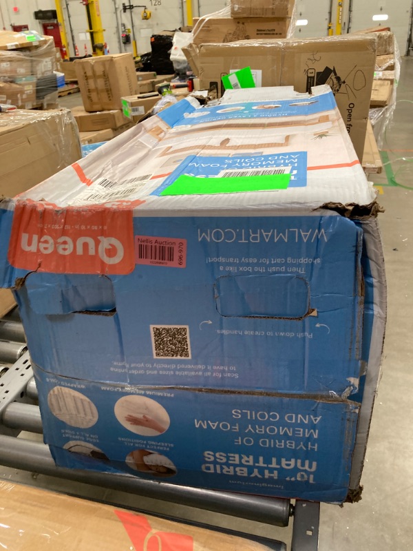 Photo 1 of 10 Inch Full Size Mattress, Gel Memory Foam Full Mattress, Pressure Relieving, Cooling Gel Foam, Full Mattress in a Box, Certipur-Us Certified, Bed-in-a-Box, Full, 75"L x 54"W x 10"Th, White
