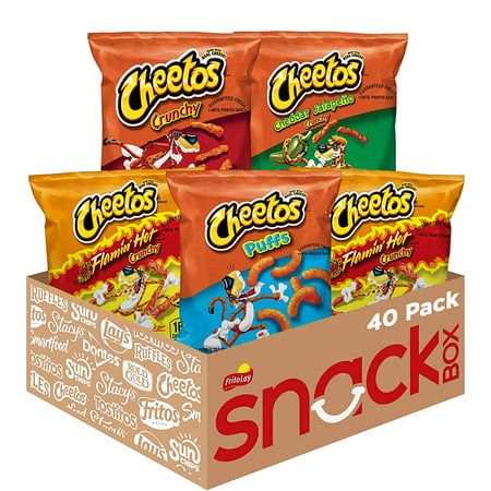 Photo 1 of Cheetos Cheese Flavored Snacks Variety Pack 40 Count
