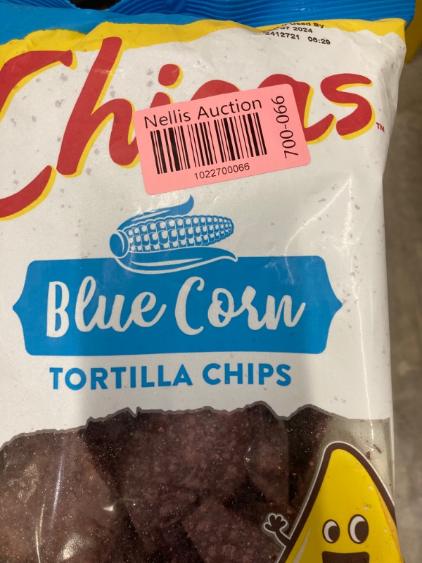 Photo 2 of Chicas Blue Corn Tortilla Chips - Case of 9/7.5 oz