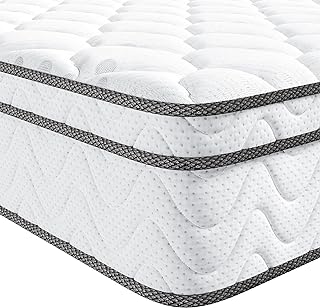 Photo 1 of 
Vesgantti King Size Mattress, 12 Inch Hybrid King Mattress in a Box, Gel Memory Foam ant Pocket Coils Innerpring Mattresses with EngenanteWestgh, Medium Plush
