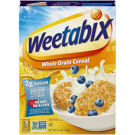 Photo 1 of  (( NOV 02 2024 )) Weetabix Whole Grain Cereal Biscuits 14 Oz
