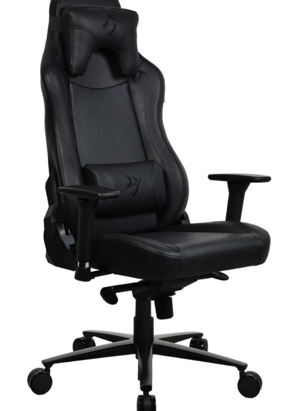 Photo 1 of Arozzi Vernazza Soft PU Leather Ergonomic Office and Gaming Chair with High Backrest Recliner Swivel Tilt Rocker Adjustable Height and Adjustable Lumbar and Neck Support - Pure Black https://a.co/d/f3AsTtj