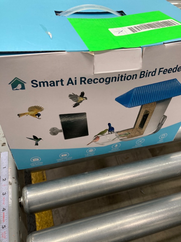 Photo 1 of SEGMART Smart Bird Feeder with Camera, Solar Powered Bird Feeder Camera with AI Identify Bird Species - 11,000+ Birds, 1080P HD Camera Auto Capture Bird Video, App Notify When Birds Detected