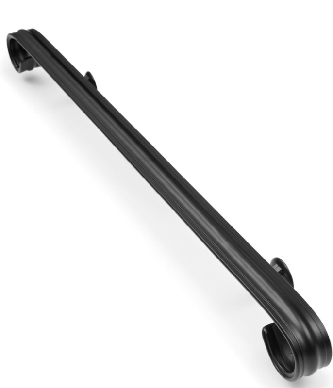 Photo 1 of 4 Ft Wrought Iron handrail Stair Rail Grab Bar Kit Matte Black Railing Staircase Handrails