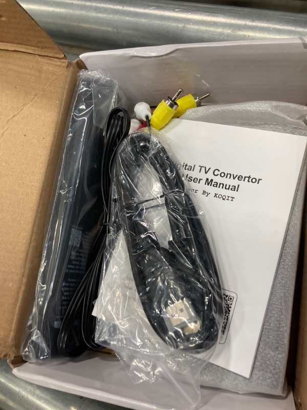 Photo 1 of Digital TV Converter Box, Free QAM ATSC Cable Tv Receiver KOQIT OTA TV Tuner Digital Converter Box for TV Recording USB Playback Multimedia Clock 12/24 Analog to Digital, Coax to HDMI Tv Box