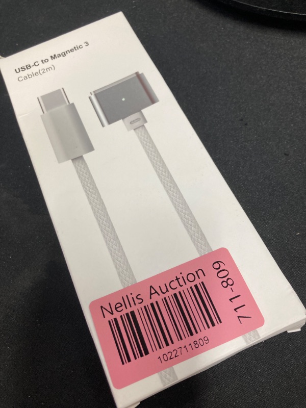 Photo 3 of 140W USB-C to Magnetic 3 Cable, Compatible with MacBook Pro 2021 M1 Pro & Max Chip 14" 16", MacBook Air 2022 2023 M2, MacBook Pro 2023 M2 Pro & Max Chip 14" 16", Safe 3 Cable for MacBook - 6.6ft