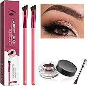 Photo 1 of 
Roll over image to zoom in
Anjoize Eyebrow Brush, Anjoize Eyebrow Pen, Anjoize Eyebrow Kit, Home Eyebrow Care Kit 4d Laminated, 4D Laminated Brow Grooming Kit, Realistic Hair Stroke Ultra-Thin Brow Brush (Dark Brown)