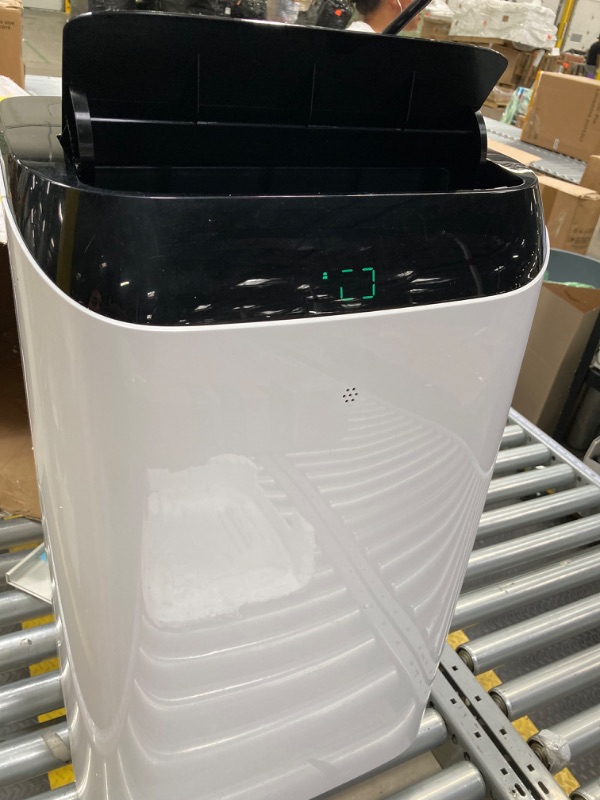 Photo 1 of 12,000 BTU Portable Air Conditioner Cools Up to 500 Sq.Ft, 3-IN-1 Energy Efficient Portable AC Unit with Remote Control & Installation Kits for Large Room, Campervan, Office, Temporary Space