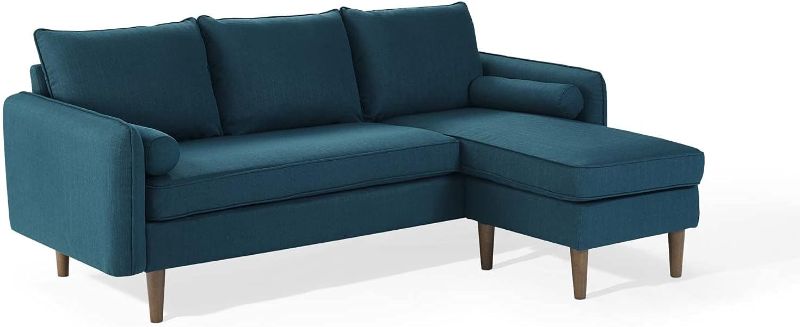 Photo 1 of ***similar** Revive Upholstered Right or Left Sectional Sofa, Azure