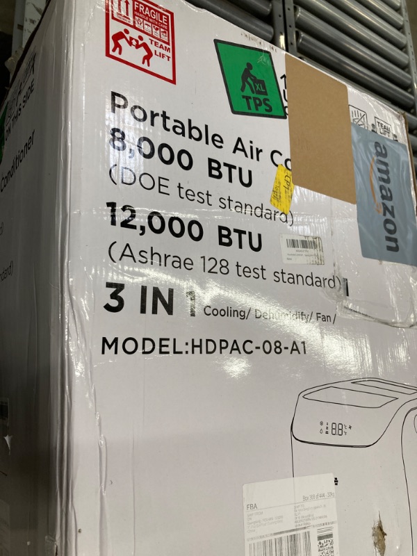 Photo 4 of 12,000 BTU Portable Air Conditioner Cools Up to 500 Sq.Ft, 3-IN-1 Energy Efficient Portable AC Unit with Remote Control & Installation Kits for Large Room, Campervan, Office, Temporary Space