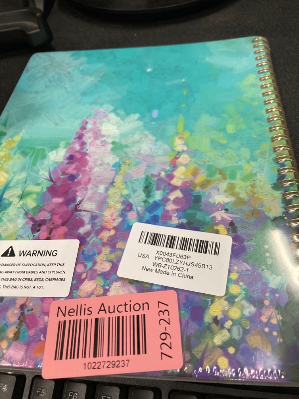 Photo 2 of 2024-2025 Teacher Planner - Weekly & Monthly Lesson Plan Book 2024-2025, July 2024 - June 2025, 8" x 10", Academic Planner 2024-2025 with Twin-Wire Binding for Teachers - Oil Painting