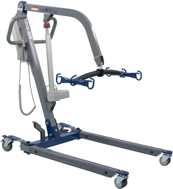 Photo 1 of ****PARTS ONLY****ITEM DOES NOT WORK***ProHeal Electric Lift - Safe and Easy Full Body Patient Transfer Lifter for Home Use and Facilities - Floor, Low Bed and Chair Lifting, 500 Pound Weight Capacity, 6 Point Spreader Bar