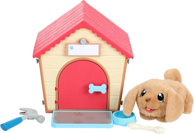 Photo 1 of Little Live Pets My Puppy Interactive Plush Toy & Kennel. 25+ Sounds & Reactions. Name Your Puppy and Surprise! It Appears! Gifts for Kids Ages 5+
