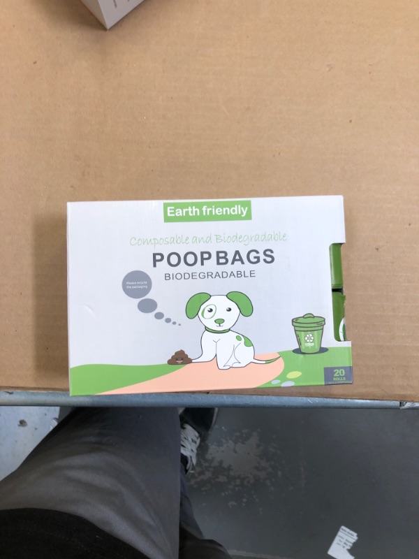 Photo 2 of 300 Compostable dog poop bags | 300 Unscented dog waste bags, Vegetable-Based & Eco-Friendly |Guaranteed Leak Proof and Extra Thick dog Waste Bag