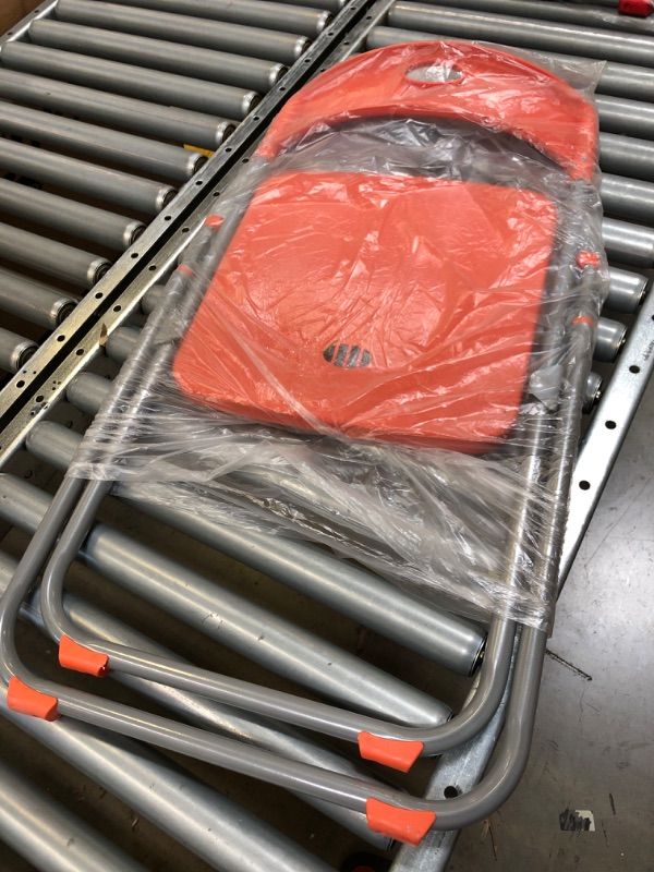 Photo 1 of  Plastic Folding Chair ORANGE 