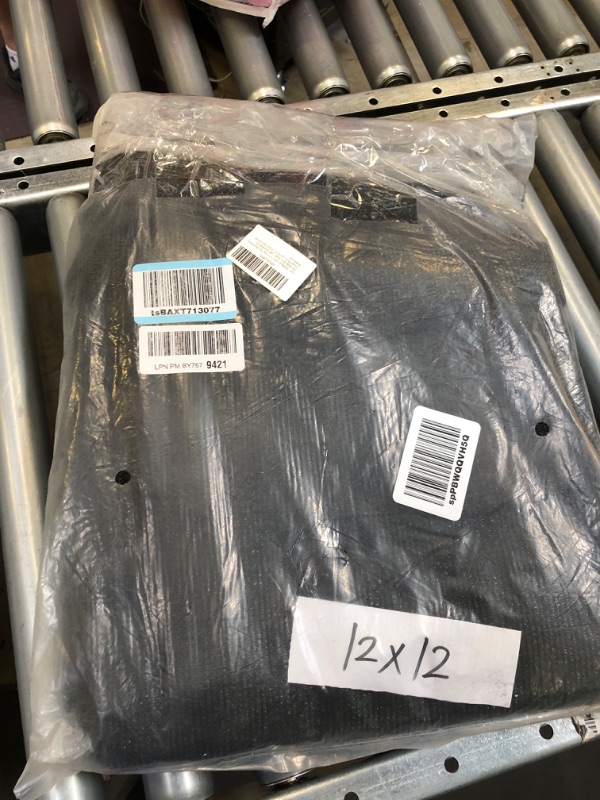 Photo 1 of 90% Black 12 ft X 12 ft Heavy Duty Shade Mesh Tarp Shade Cloth Taped Edge with Grommets for Outdoor Plant Cover Patio Tomatoes Barn Kennel Greenhouse 12X12 Black