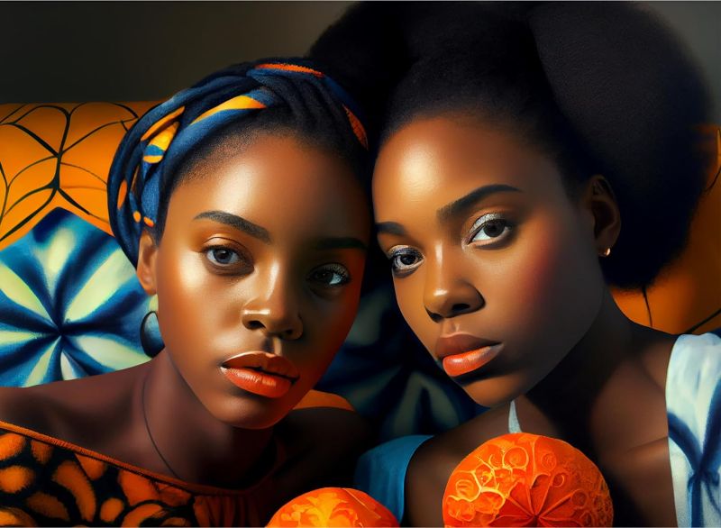 Photo 1 of Black Puzzles for Adult Enthusiasts: Black Art Puzzles 1000 Piece LewisRenee Jigsaw, Delight in African American Brilliance with an Entertaining & Mind-Expanding Activity (Sisters)
