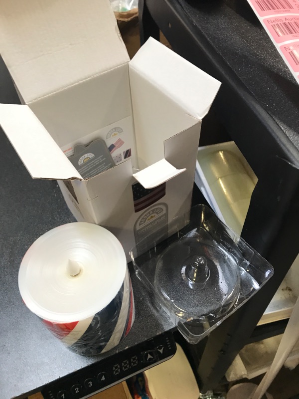 Photo 1 of HoogaLife Flameless Candles Battery Operated American Flag Pillar Candles with Timer and Remote to Buy Separately(D 3.5" x H 5")