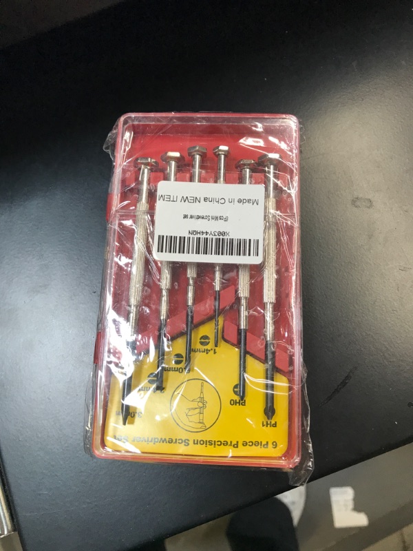 Photo 2 of 6PCS Red Mini Screwdriver Set