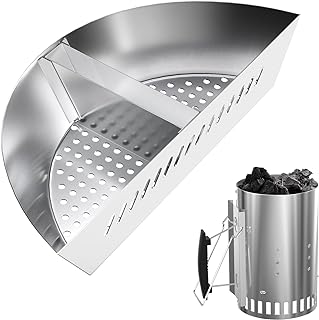 Photo 1 of BMMXBI Grill Chimney Starter with Briquette Holder, Compatible with Most 22" Kettle Grills, BBQ Accessories for Outdoor Camping, Plus Screwdriver (Not Fits 22" Jumbo Joe) https://a.co/d/fDwcL2s