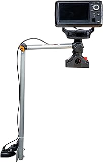 Photo 1 of Extreme Max 3006.8649 Portable Rod Holder Mount Adjustable Fish Finder Bracket with Transducer Mount