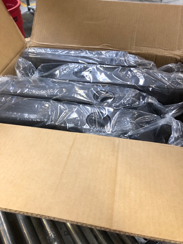 Photo 1 of wikiwiki Compact Base 230 Lbs Offset Patio Umbrella Base Umbrella Weighted Base Water & Sand Filled Weights Plate Set, for H Series Offset Hanging Umbrella & S Series Cantilever Umbrella (Dark Brown) 230.0 Pounds