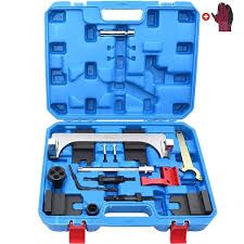 Photo 1 of Camshaft Alignment Timing Tool Kit, Compatible with BMW Mini B38 B48 B58 A15 A12 A20, with Carrying Case & Gloves
