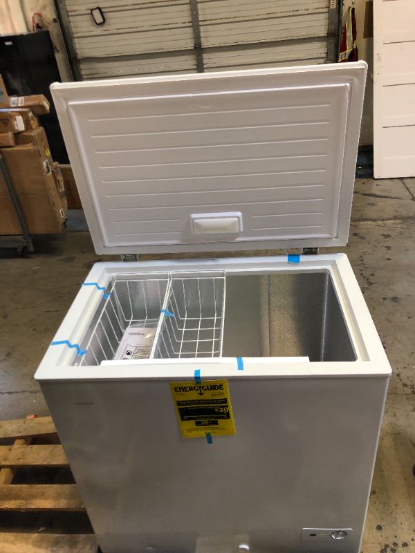 Photo 1 of 6.9 cu. ft. Chest Freezer in White