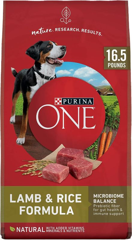 Photo 1 of Purina ONE Dry Dog Food Lamb and Rice Formula - 16.5 lb. Bag
BEST BY JAN 2025